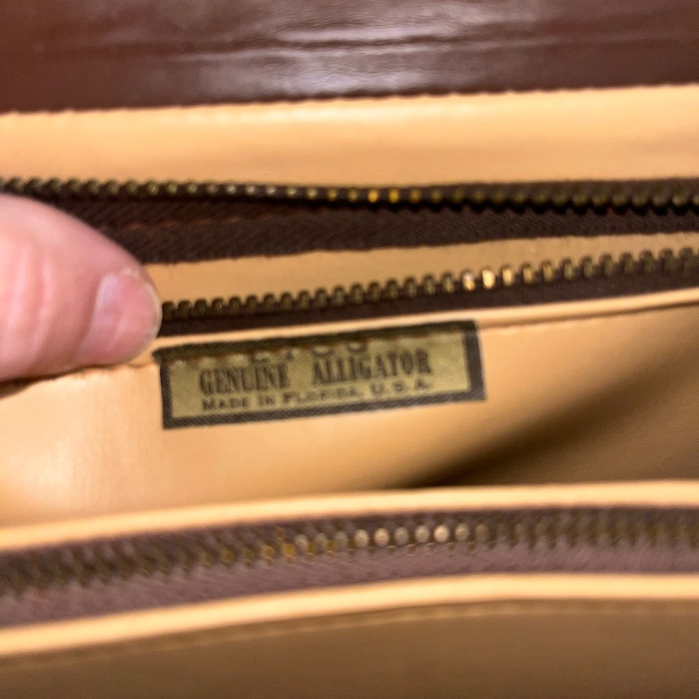 SALE Real Alligator bag purse not Brahmin - Picture 4 of 8
